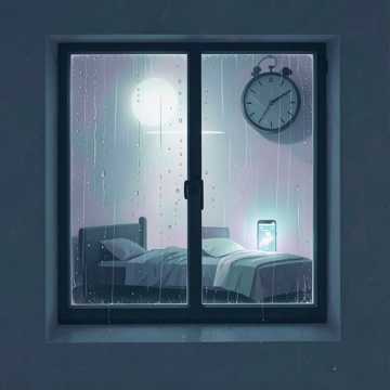 雨声绕过枕边