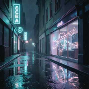 晃荡的霓虹