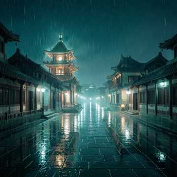 惊雷钟楼雨-版本2