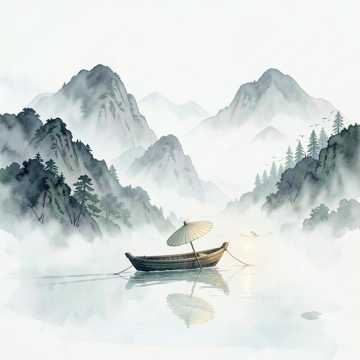 云山卧舟