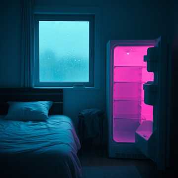 落地窗外的雨声停了