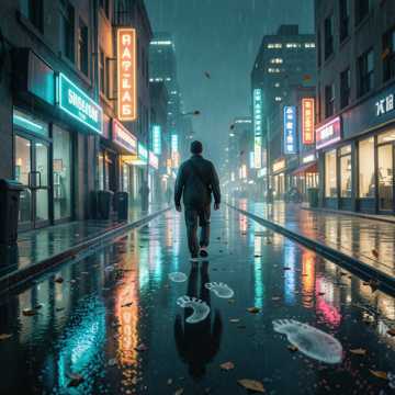 世界绕行了你的脚印