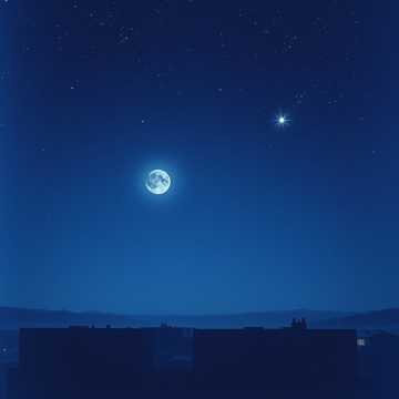 夜晚的星空