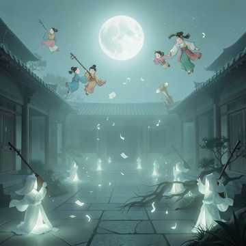 纸人画晴