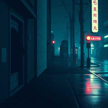 熄灯的街