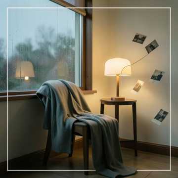 椅背上的雨声