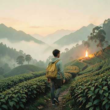 《茶风吹过青石岗》