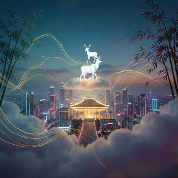 云端折月