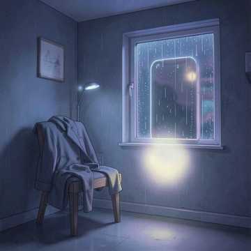 熄灯后的雨声