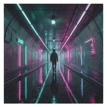 霓虹隧道