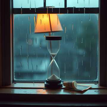 枕雨听灯期