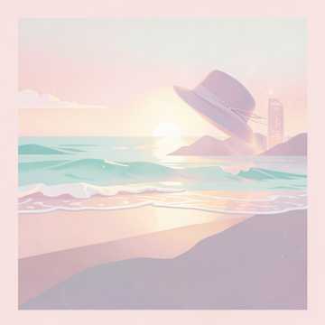 海风轻轻吹