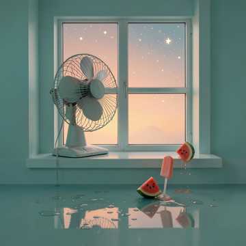 蒲扇雷雨