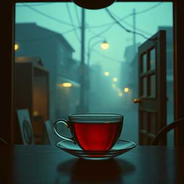 半杯老茶