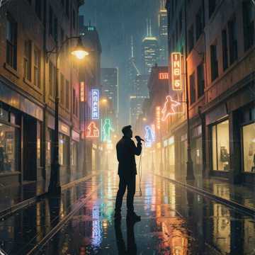 霓虹剪影