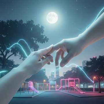 指尖触到月光