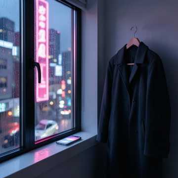 暴雨借来的衣架