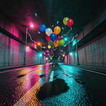 高架桥下跳起来