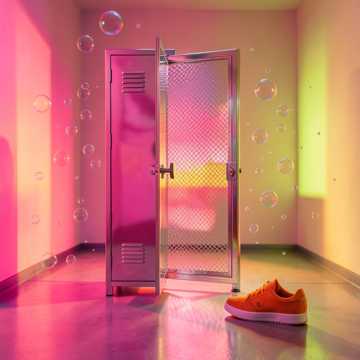Pink Sky Hallway-版本2