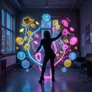 数字开了花
