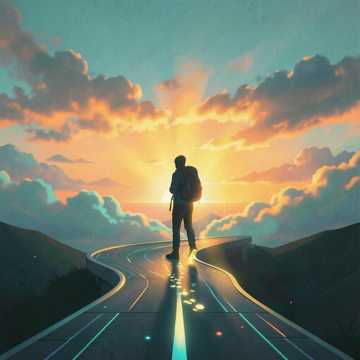 跋涉者的晴空