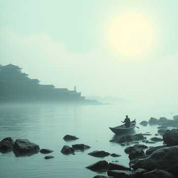 一湾入海万象开