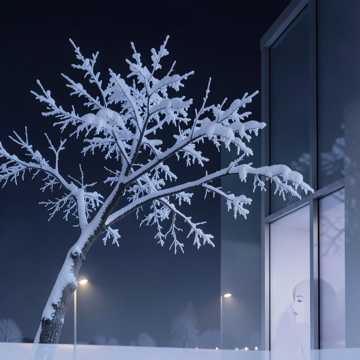 雪压枝头未肯弯