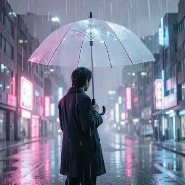 玻璃雨伞