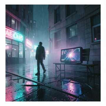 霓虹碎影
