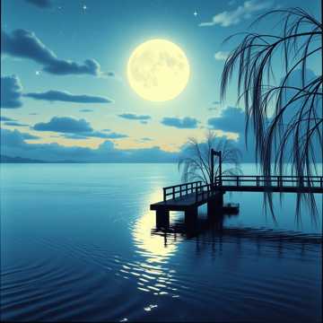 云影满星