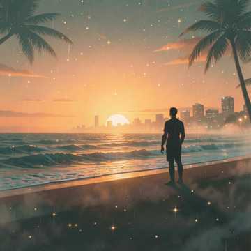 橘落听浪潮