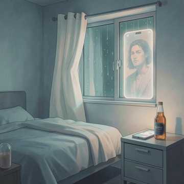 窗帘在轻轻抖