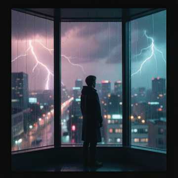 《窗外雨》