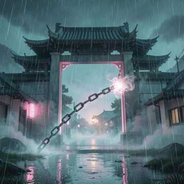 铁链断在故乡雨