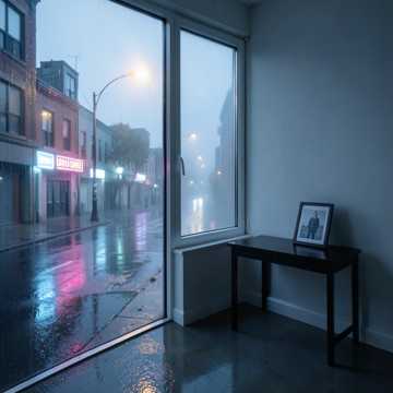 冷雨夜等待