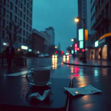 雨滴敲打合照