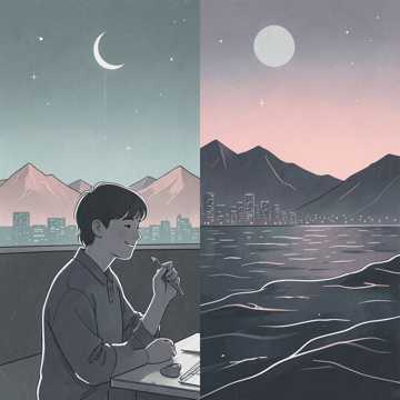 晚风寄山海