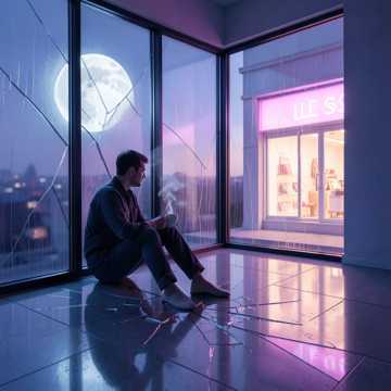 碎在地上的月光