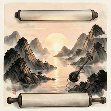 墨卷千山又一横