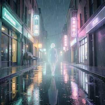 暮雨离思