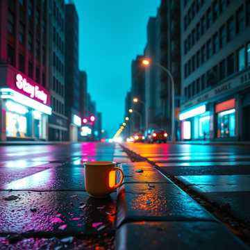 霓虹碎影