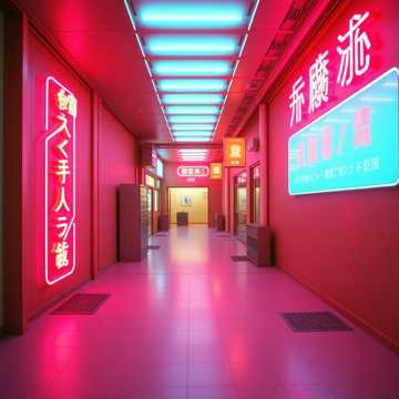 霓虹刺在胸口