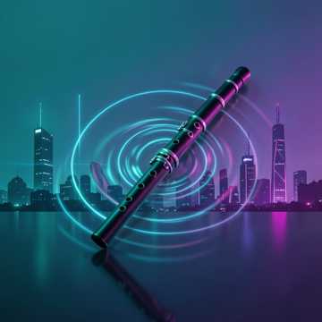 笛声坠入霓虹