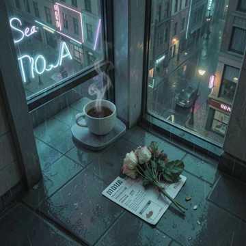 落寞的雨天