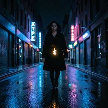 独行侠踏月黑路