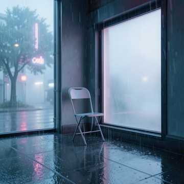 空座位的雨天