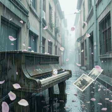 碎钢琴雨
