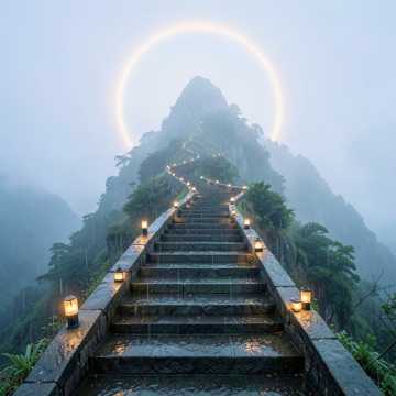 九百级石阶的禅音