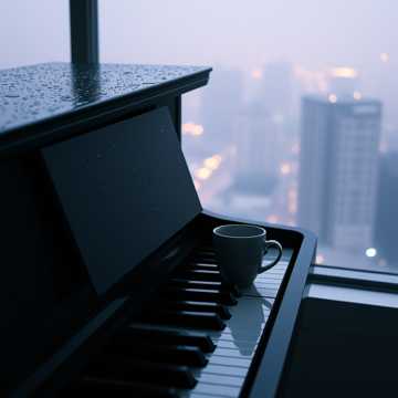 旧琴键上的雨