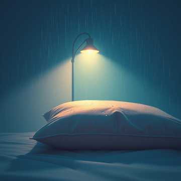 湿透的枕沿